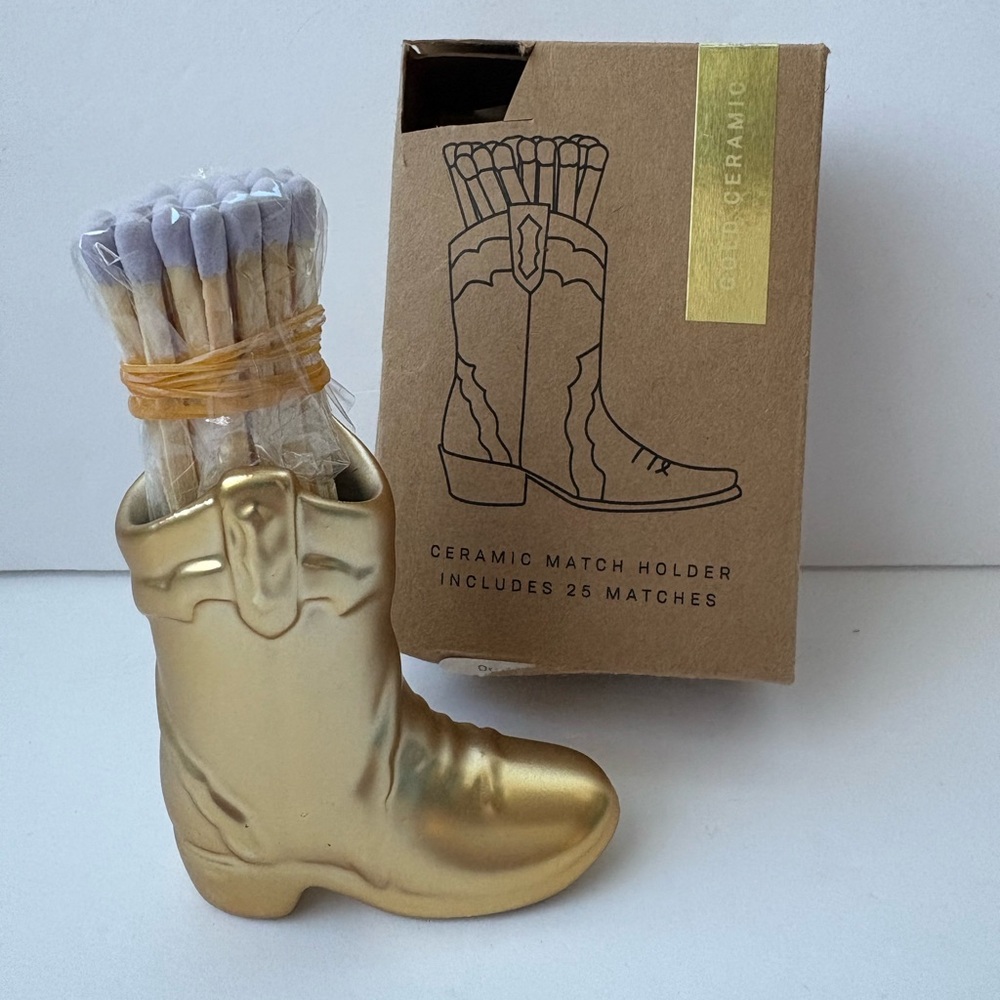 NWT Paddywax Cowboy Boot Match Holder - Picture 10 of 11